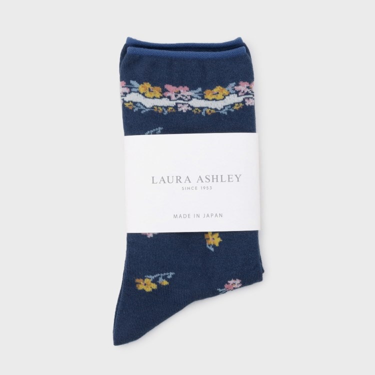 ローラアシュレイホーム(LAURA ASHLEY HOME)の【ギフトにおすすめ！日本製】ウェストウェル バンチ柄 ソックス ソックス