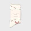 ローラアシュレイホーム(LAURA ASHLEY HOME)の【日本製】ラークフィールドリボン柄 靴下1