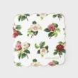 ローラアシュレイホーム(LAURA ASHLEY HOME)のカミール柄 プリント スカラップ刺繍タオルハンカチ ホワイト(101)