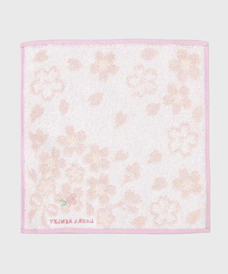 ローラアシュレイホーム(LAURA ASHLEY HOME)の桜＆リボン タオルハンカチ2
