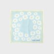 ローラアシュレイホーム(LAURA ASHLEY HOME)の3重ガーゼ デイジーハンカチ ミントグリーン(121)