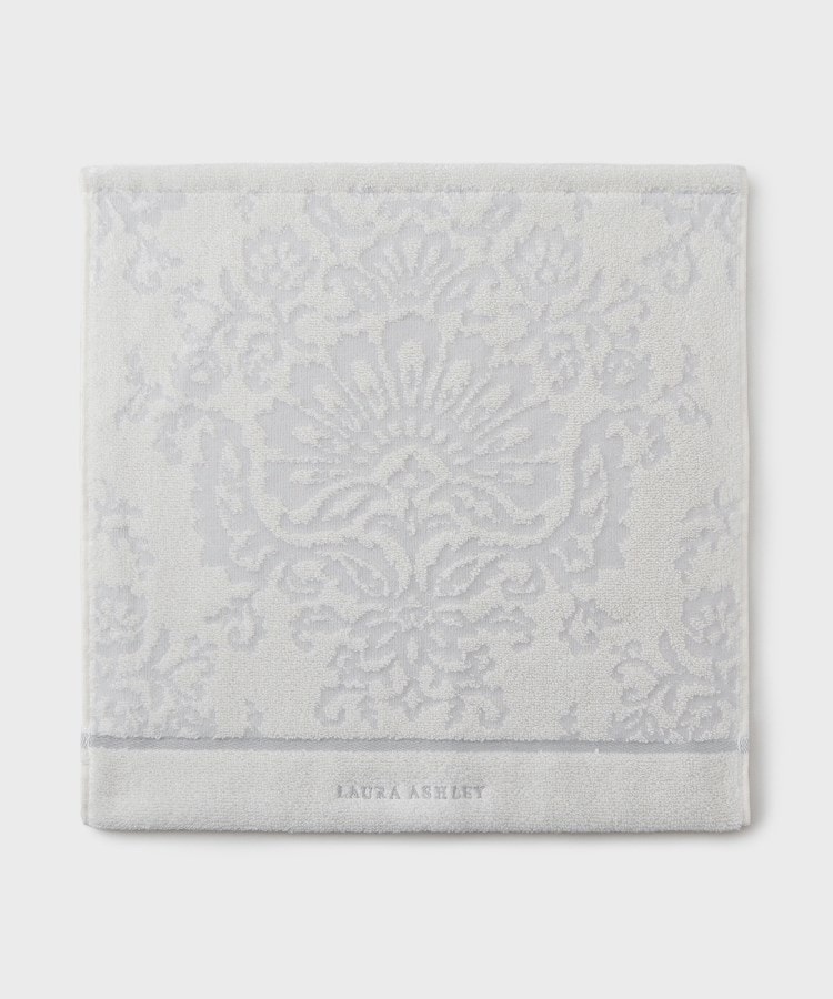 ローラアシュレイホーム(LAURA ASHLEY HOME)のマドックス柄 ウォッシュタオル ホワイト(102)