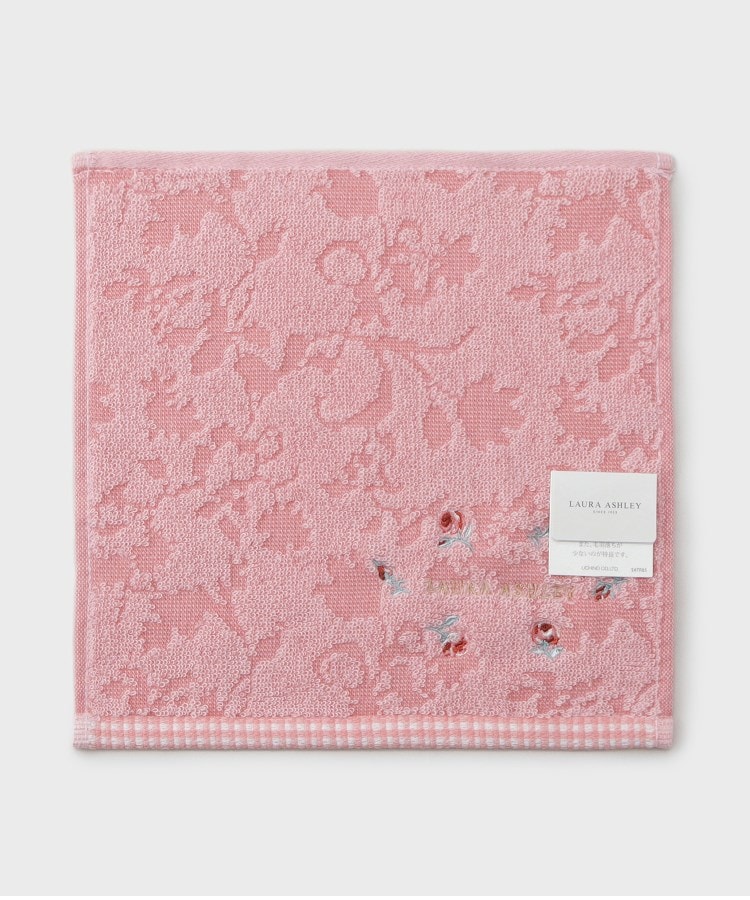 ローラアシュレイホーム(LAURA ASHLEY HOME)のローザリンド柄 刺繍タオルハンカチ1