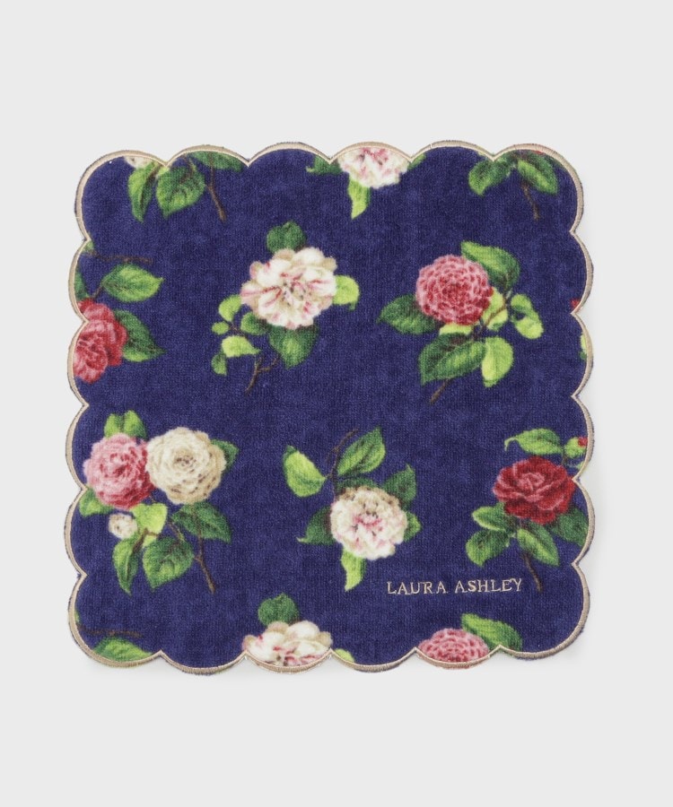 ローラアシュレイホーム(LAURA ASHLEY HOME)の【WEB限定】カミール柄 プリントハンカチ5枚セット （ローラアシュレイ ギフト袋＆シール）付き ブルー(193)