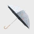 ローラアシュレイホーム(LAURA ASHLEY HOME)の【UVカット/遮熱効果/晴雨兼用】エルストン ガーデン柄 長傘 アイボリー(104)