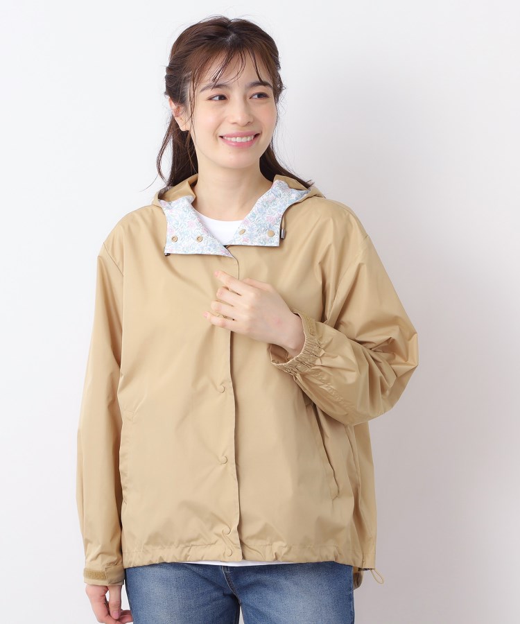 ローラアシュレイホーム(LAURA ASHLEY HOME)のシェルストン柄 レインコート アイボリー(104)