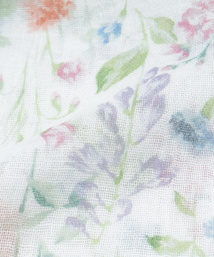 ローラアシュレイホーム(LAURA ASHLEY HOME)の【日差し・冷房対策におすすめ！】エルストン ガーデン柄 ガーゼストール3