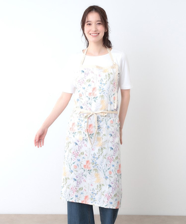 ローラアシュレイホーム(LAURA ASHLEY HOME)のエルストンガーデン柄 エプロン1