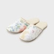 ローラアシュレイホーム(LAURA ASHLEY HOME)のエルストンガーデン柄 スリッパ アイボリー(104)