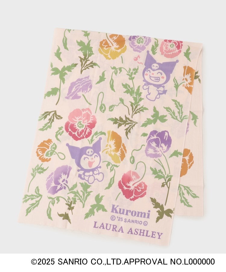 ローラアシュレイホーム(LAURA ASHLEY HOME)の【サンリオキャラクターズ×LAURA ASHLEY】 日本製 クロミ×フレッシュフォード 注染手ぬぐい ピンク(171)
