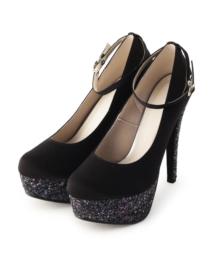 14cmヒール2WAYグリッター厚底パンプス(パンプス) | ESPERANZA 14cmヒール2WAYグリッター厚底パンプス(パンプス) | ESPERANZA