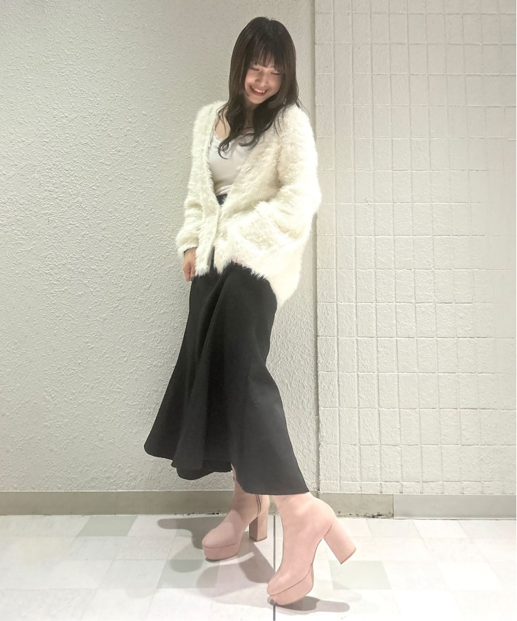 ゆる傾斜ヒール厚底ショートブーツ(ブーツ・ブーティ ゆる傾斜ヒール厚底ショートブーツ(ブーツ・ブーティ