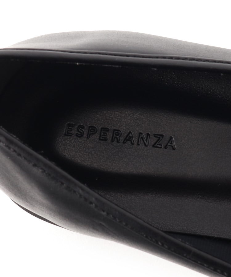 エスペランサ(ESPERANZA)のツイードコンビローファー10