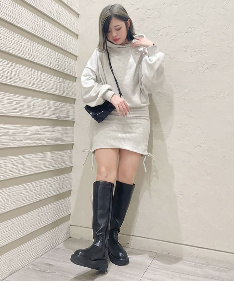 トラックソールロングブーツ【ESPERANZA_blanca】(ブーツ トラックソールロングブーツ【ESPERANZA_blanca】(ブーツ
