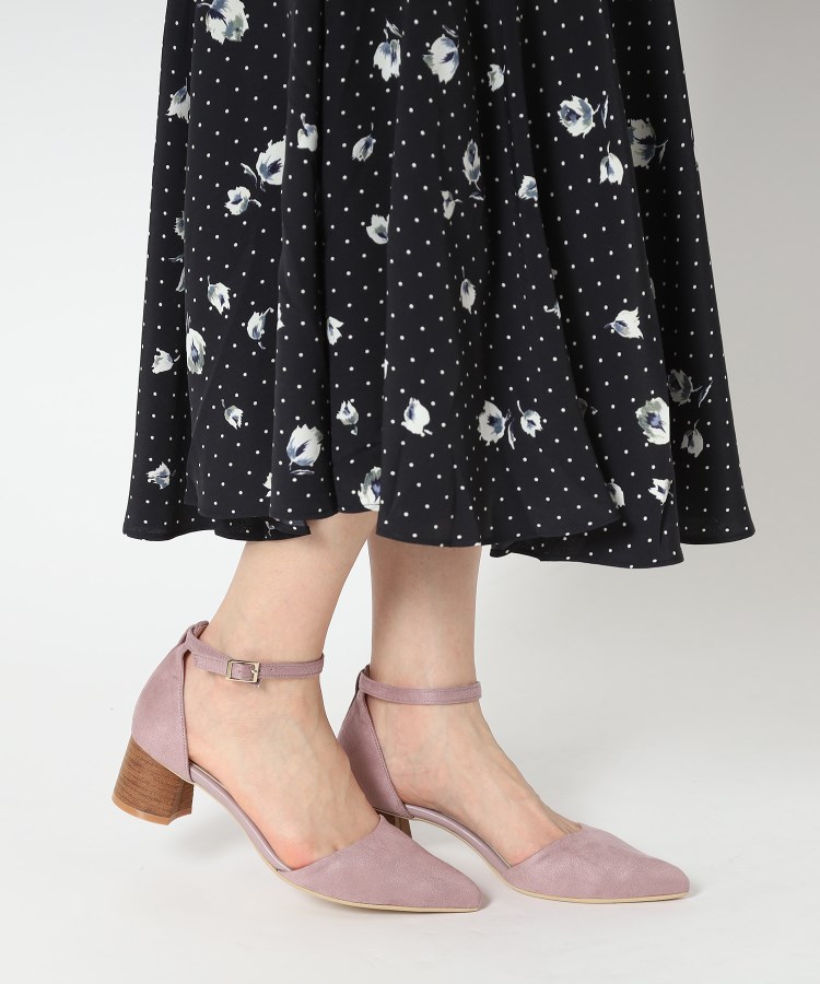 アンクルストラップ太ヒールセパレートパンプス(パンプス アンクルストラップ太ヒールセパレートパンプス(パンプス