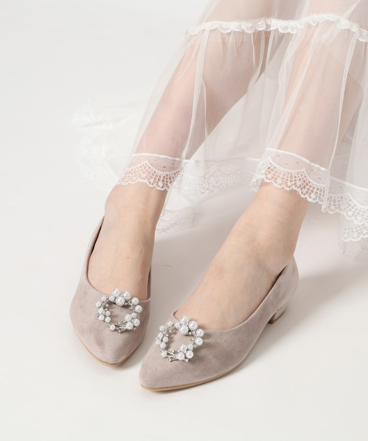 エスペランサ(ESPERANZA)のシューズクリップ《サークルパール調》結婚式　二次会　オケージョン10