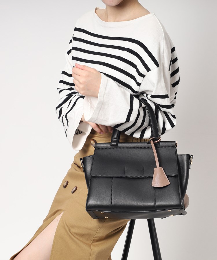 エスペランサ(ESPERANZA)の＼ガバッと開く／ダブルフラップ2WAYハンドバッグ18