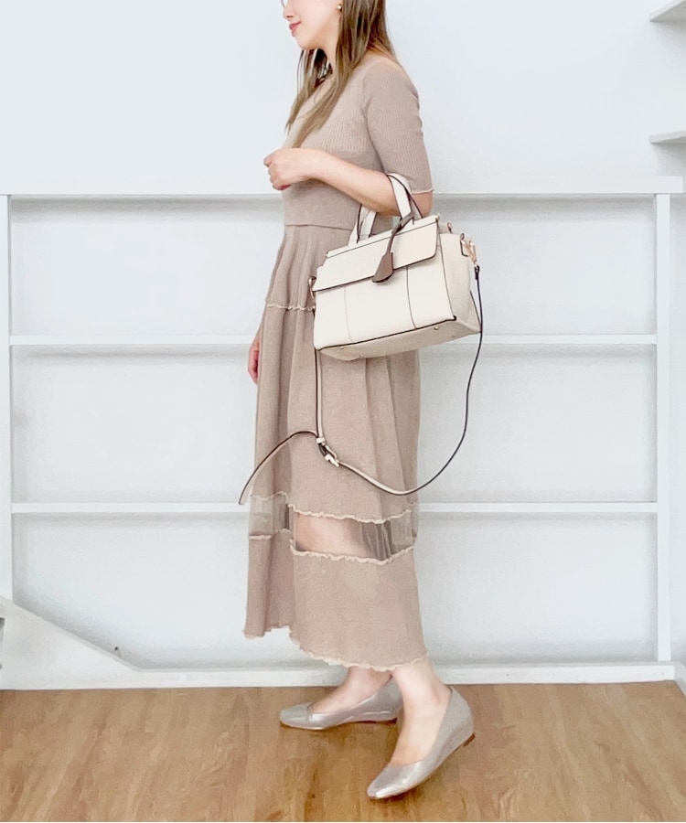 エスペランサ(ESPERANZA)の＼ガバッと開く／ダブルフラップ2WAYハンドバッグ26