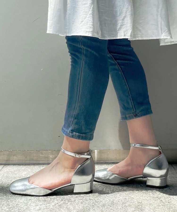 エスペランサ(ESPERANZA)のスクエアローヒールセパレートパンプス12