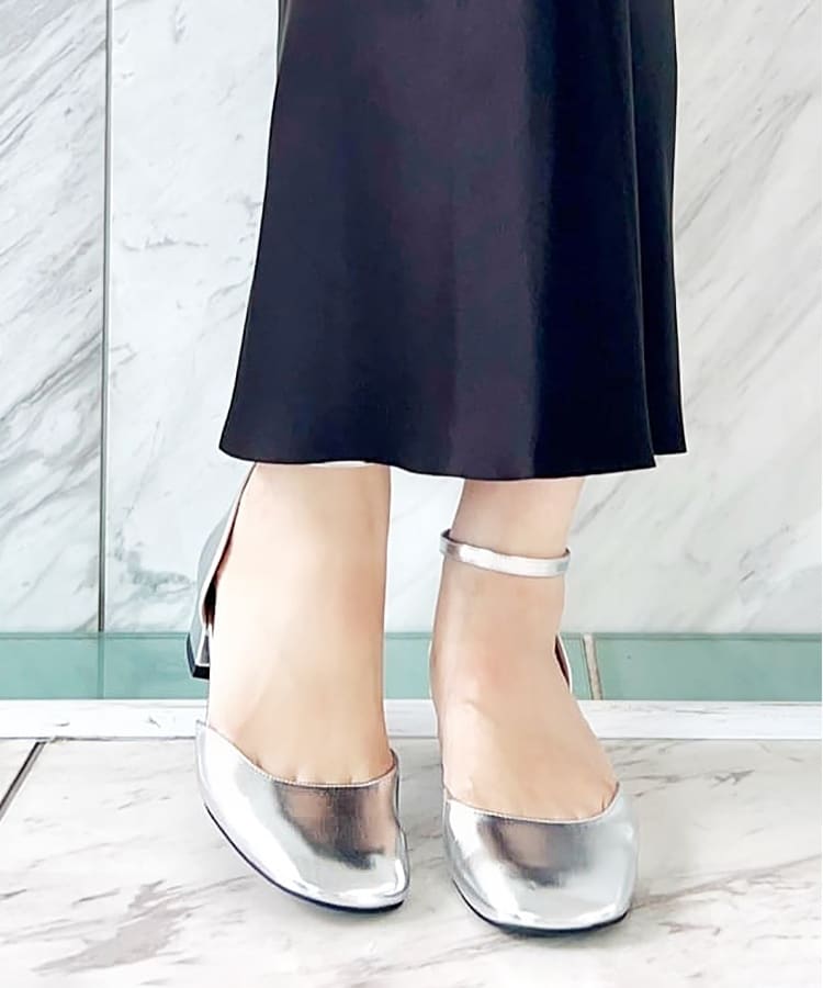 エスペランサ(ESPERANZA)のスクエアローヒールセパレートパンプス14