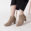 エスペランサ(ESPERANZA)のデコレーションミドルヒールショートブーツ16
