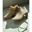 エスペランサ(ESPERANZA)のデコレーションミドルヒールショートブーツ40