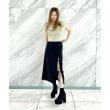 エスペランサ(ESPERANZA)の【ラク盛り／ショートブーツ】リピーター続出／脚長美脚　厚底ニットショートブーツ22