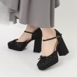 エスペランサ(ESPERANZA)のリボンサテンパンプス17