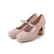 エスペランサ(ESPERANZA)の甲ストラップパンプス ピンク(372)