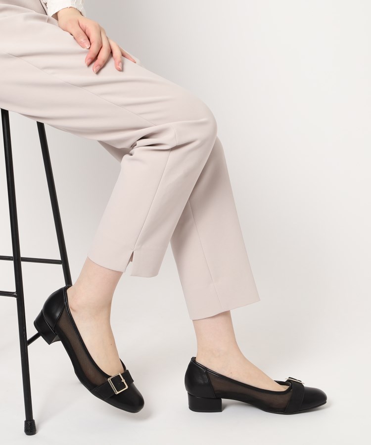 エスペランサ(ESPERANZA)のチュールバックルベルトフラットパンプス14