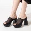 エスペランサ(ESPERANZA)の厚底ミュールサンダル35