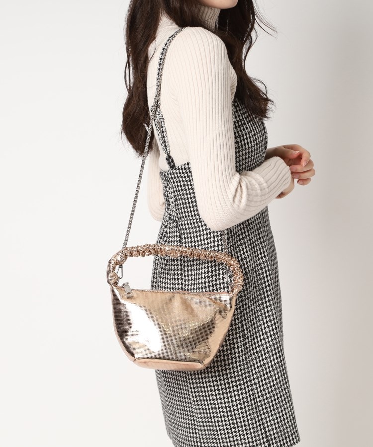エスペランサ(ESPERANZA)のギャザーハンドルメタリックミニショルダー14