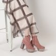 エスペランサ(ESPERANZA)の【ラク盛り／ショートブーツ】リピーター続出／脚長美脚　グリッターヒールショートブーツ30