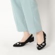 エスペランサ(ESPERANZA)のビジューフラットパンプス 結婚式二次会 パーティー 24SS20