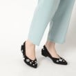 エスペランサ(ESPERANZA)のビジューフラットパンプス 結婚式二次会 パーティー 24SS14