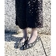 エスペランサ(ESPERANZA)のビジューフラットパンプス 結婚式二次会 パーティー 24SS14