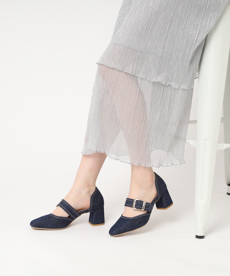 エスペランサ(ESPERANZA)のセパレートバックルパンプス 24SS41