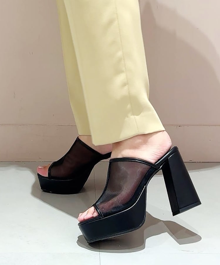 厚底ミュールヒールサンダル 24SS(サンダル・ミュール 厚底ミュールヒールサンダル 24SS(サンダル・ミュール