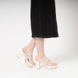 エスペランサ(ESPERANZA)のダブルベルトラメ厚底ミュールサンダル 24SS27