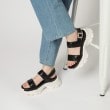 エスペランサ(ESPERANZA)の厚底キルティングスポサン 24SS24