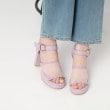 エスペランサ(ESPERANZA)のラメチュールコンビサンダル 24SS23