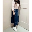 エスペランサ(ESPERANZA)のふわふわクッショングリッターコンビスニーカー 24SS24