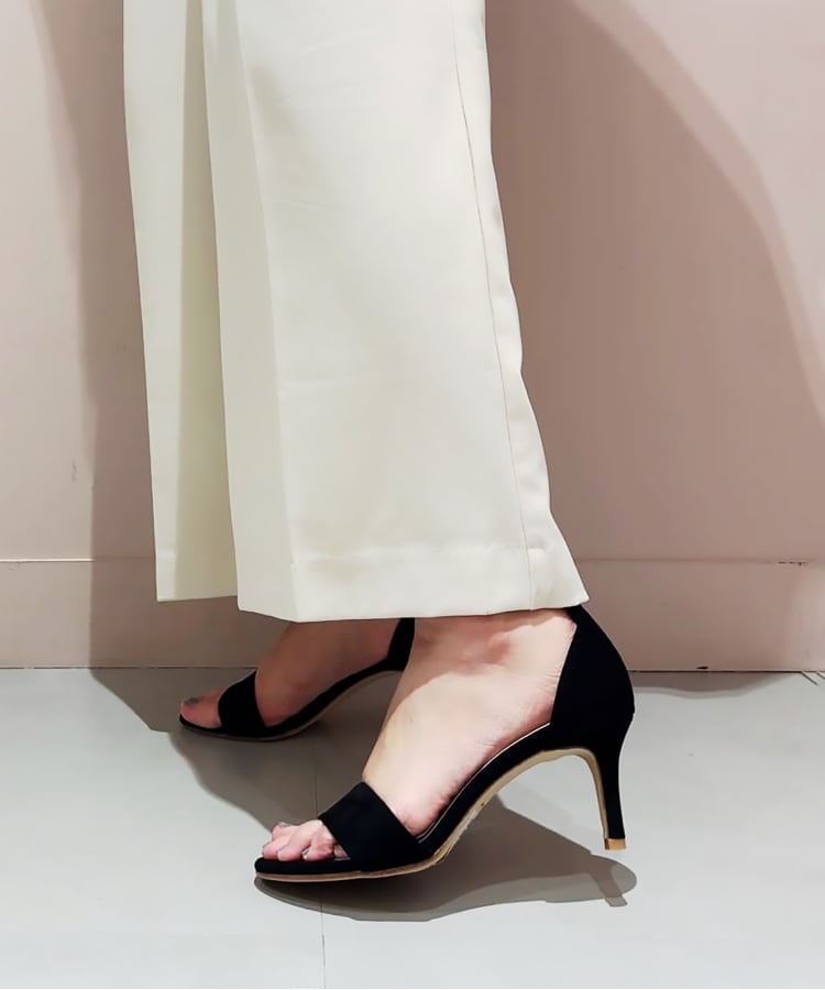 エスペランサ(ESPERANZA)のカウンター付きアンクルストラップサンダル 24SS19