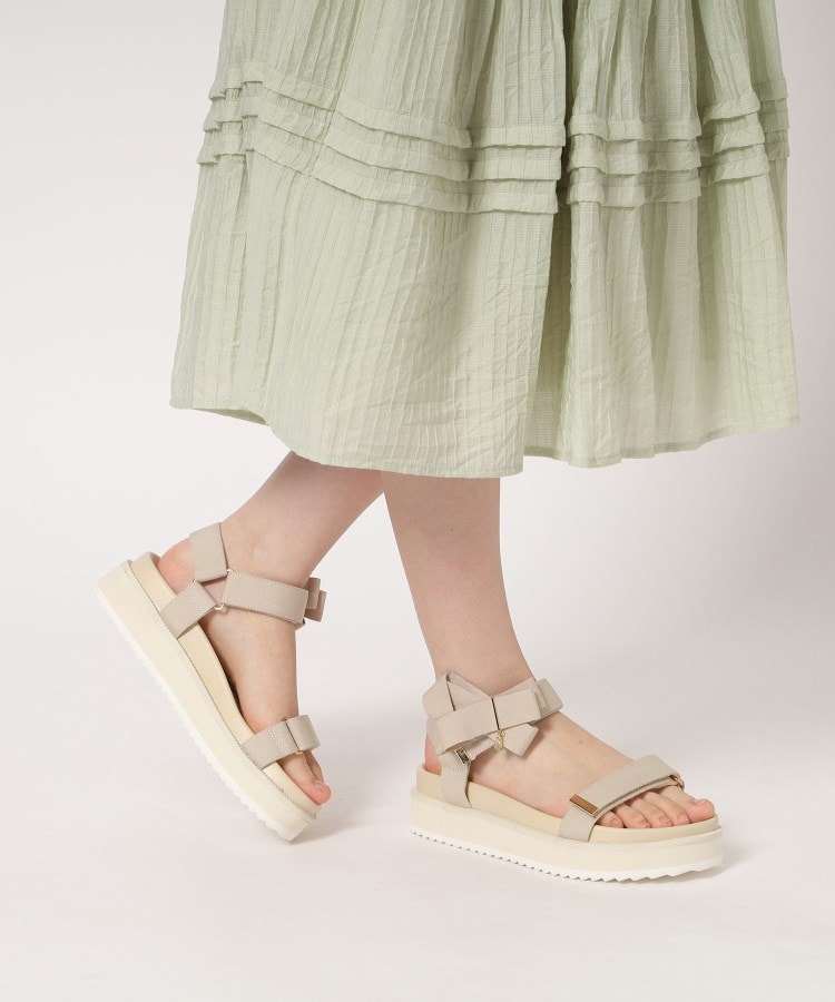 エスペランサ(ESPERANZA)のリボンフットベッドサンダル38