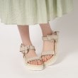 エスペランサ(ESPERANZA)のリボンフットベッドサンダル34