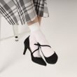 エスペランサ(ESPERANZA)のサイドオープンリボン付きヒールパンプス 結婚式二次会 パーティー 24SS13
