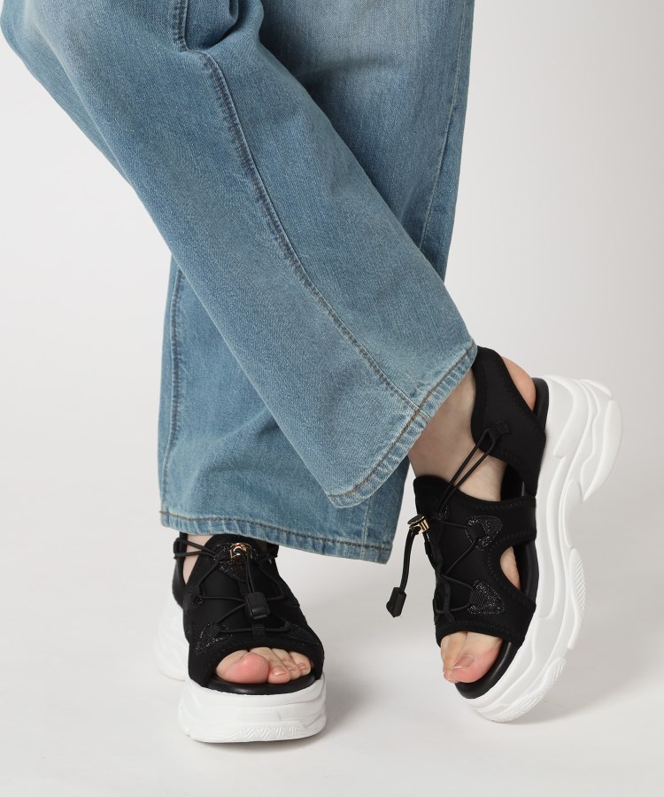 エスペランサ(ESPERANZA)のラメレーススニーカーサンダル 24SS14