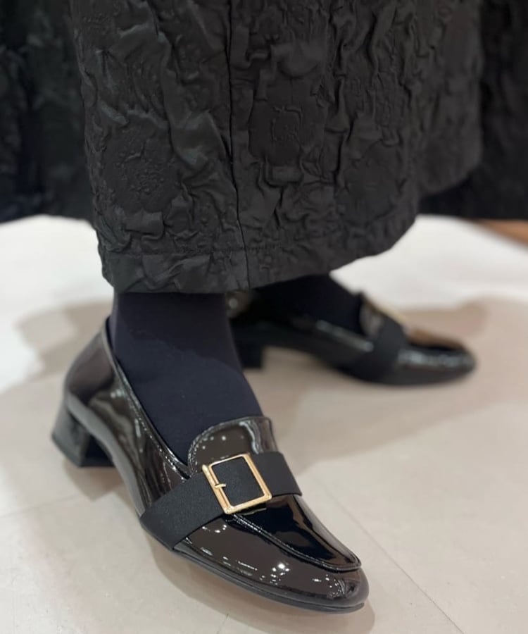 バックルローファー 24SS レイン対応（フラットシューズ
