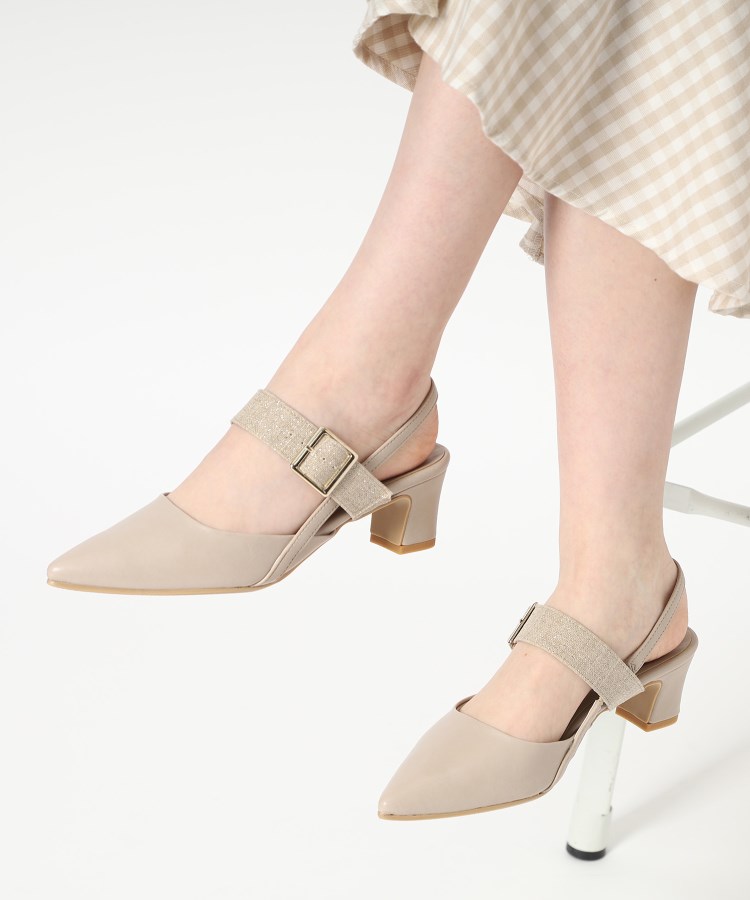 スリングバックミュールパンプス 24SS(パンプス) | ESPERANZA スリングバックミュールパンプス 24SS(パンプス) | ESPERANZA