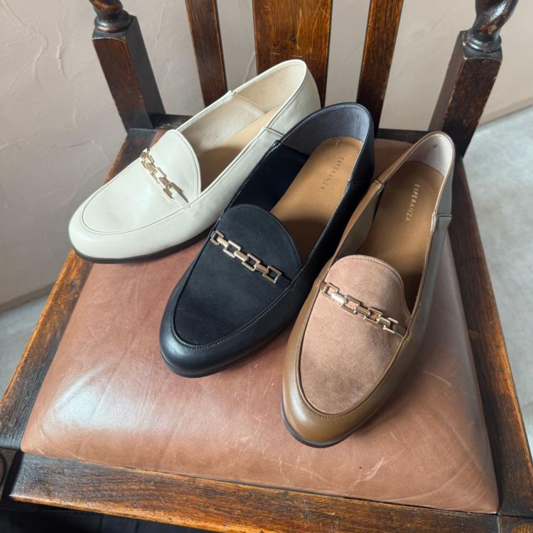 エスペランサ(ESPERANZA)の【EC先行販売】バブーシュローファー フラットシューズ